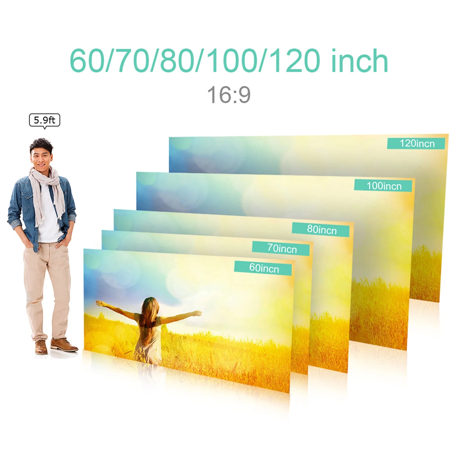 Portable Projector Screen.