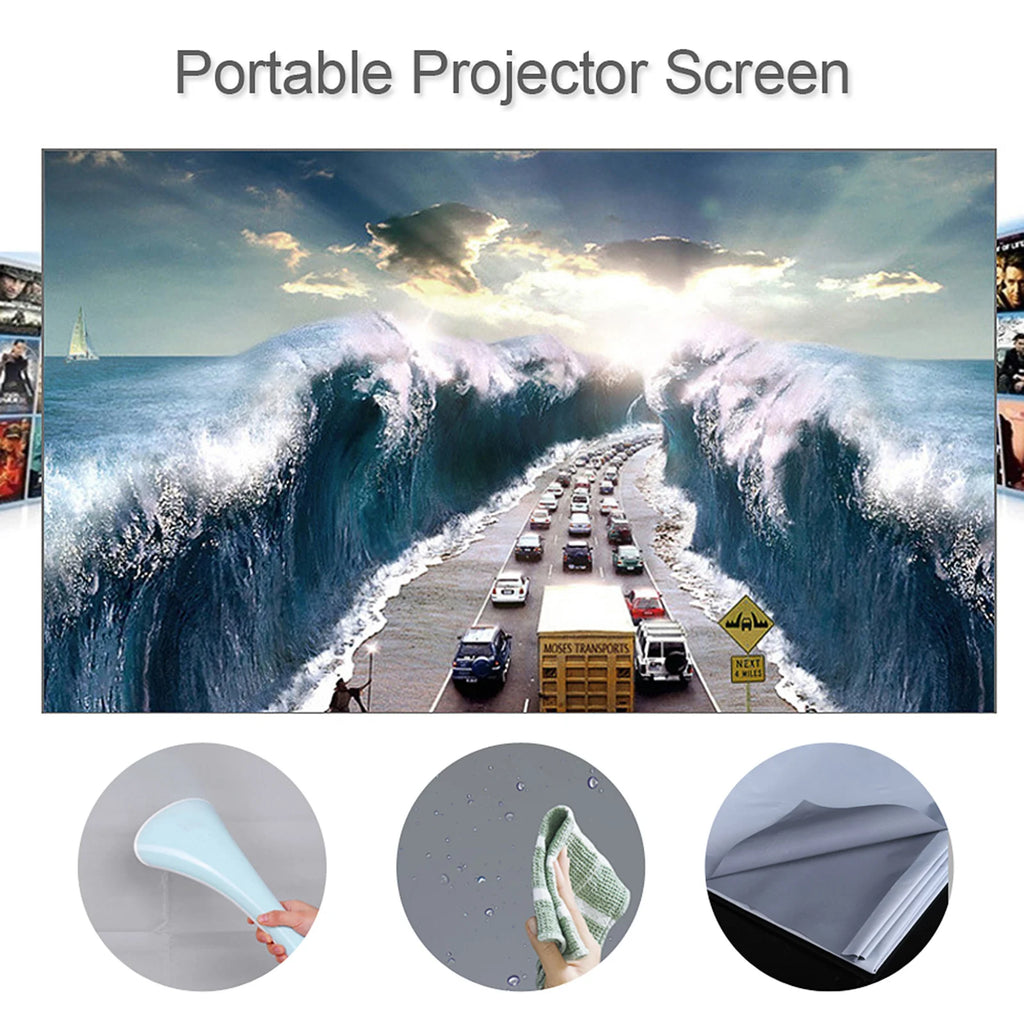 Portable Projector Screen.