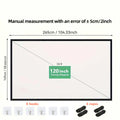72-100-120 Inch 4k projector screen.